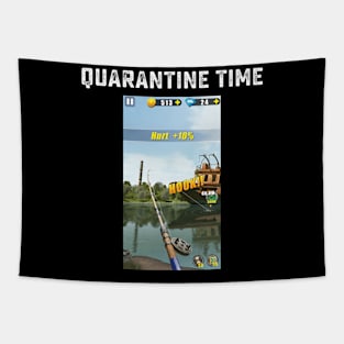 Go fishing at home Tapestry