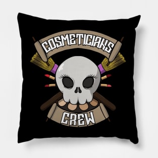 Cosmeticians crew Jolly Roger pirate flag Pillow