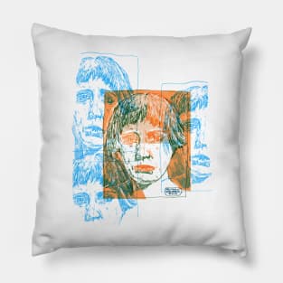 Nahui Olin by Maximiliano Lopez Barrios Pillow