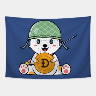 Dogecoin Soldier Tapestry