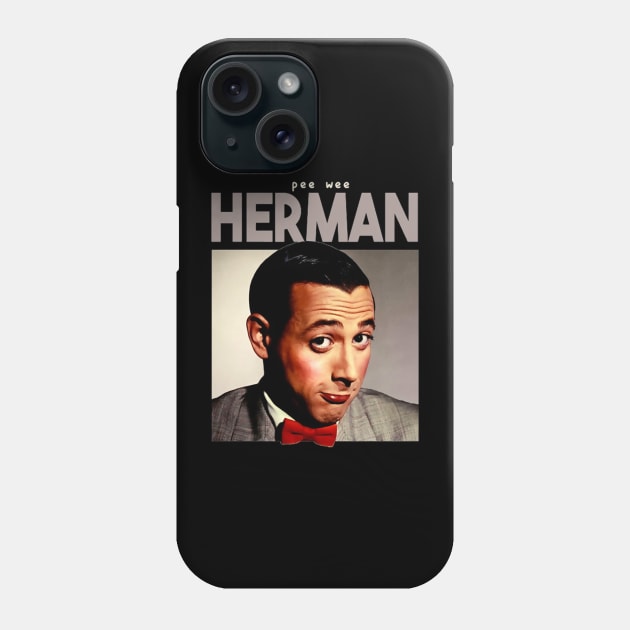 Pee Wee Herman Artistic Antics Phone Case by Thunder Lighthouse