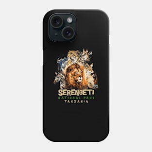 Animals In African Serengeti National Park Safari Tanzania Phone Case