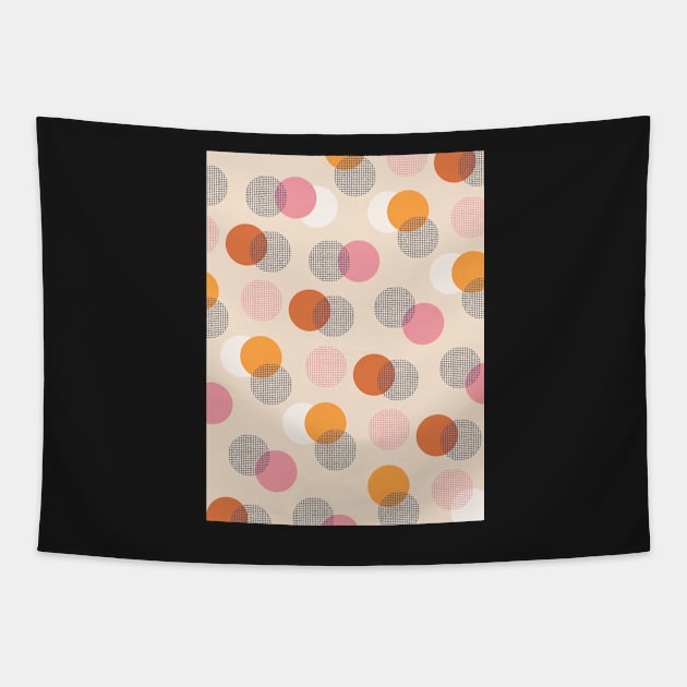 Colorful Dots - 1,1 Tapestry by moonlightprint