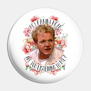 Panini Head Gordon Ramsay Pin