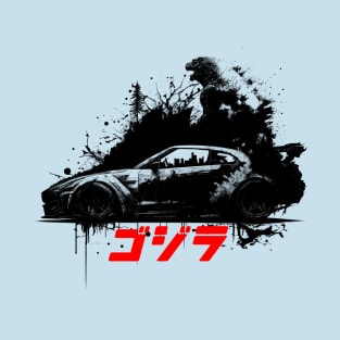 Godzilla Ink Blot GTR T-Shirt