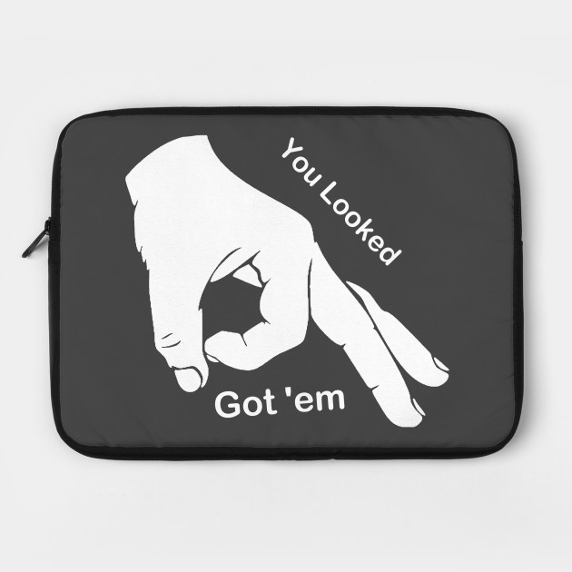 You Looked White Meme Laptop Case Teepublic
