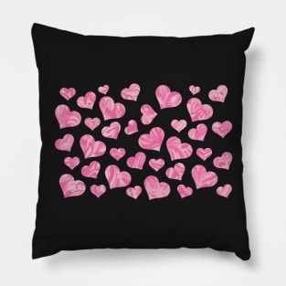 Lilly Style Heart Sticker Sheet Pillow