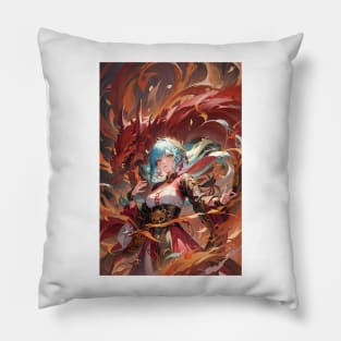 Orochi Splendor: Colorful and Exquisitely Detailed Snake-Dragon Pillow