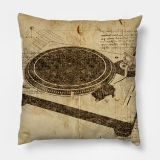 Da Vinci's Turntable Pillow