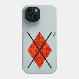 Big red argyle : Phone Case