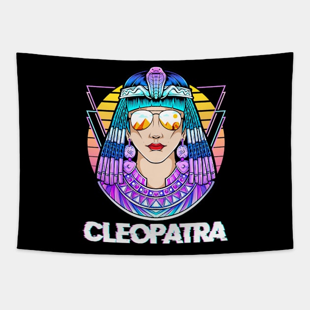 Cleopatra Queen Egypt Mythology, Ancient Egyptian Gods, Religion Folklore Tapestry by TheBeardComic