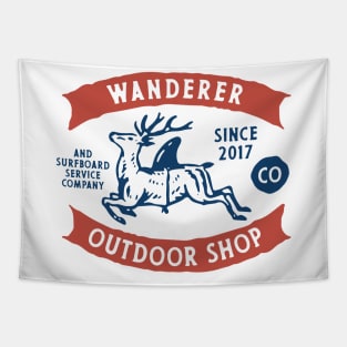 Wanderer Outdoor Shop Tapestry