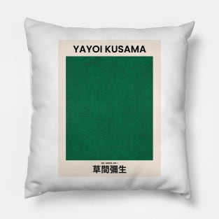 Yayoi Kusama Green Infinity Nets No 1 Pillow