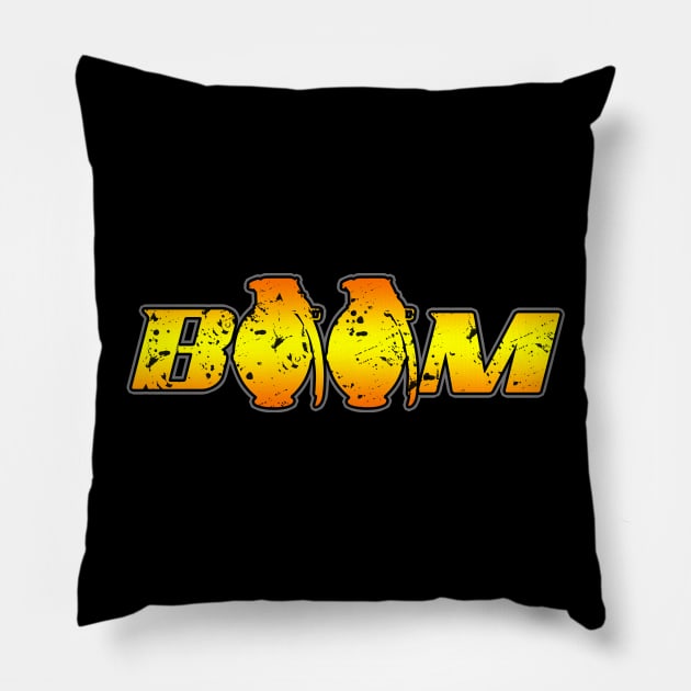 Here comes the Boom Pillow by nicitadesigns