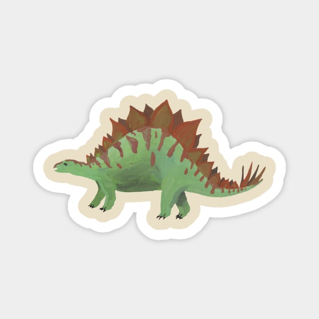 Dinosaur - Stegosaurus Magnet by Das Brooklyn
