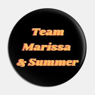 Tampa Baes Team Marissa and Summer Text Pin