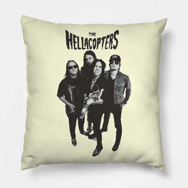 The Hellacopters Pillow by CosmicAngerDesign