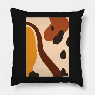 Abstract Earth Tones 4.3 Pillow