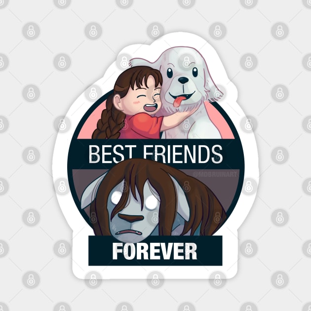 Best friends forever Magnet by Mdbruin