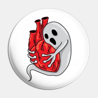 Ghoulish Heart Pin