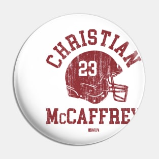 Christian McCaffrey San Francisco Helmet Font Pin