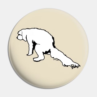 Squatting Doodle Pin