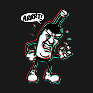 Bob the Bottle in 3D T-Shirt