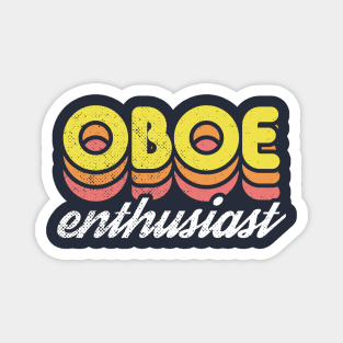 Retro Oboe Enthusiast Magnet