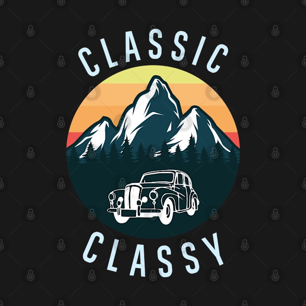 Retro classic car by FIFTY CLOTH