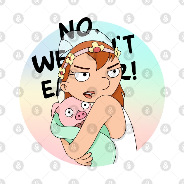 No, We can't eat her! by artxlife