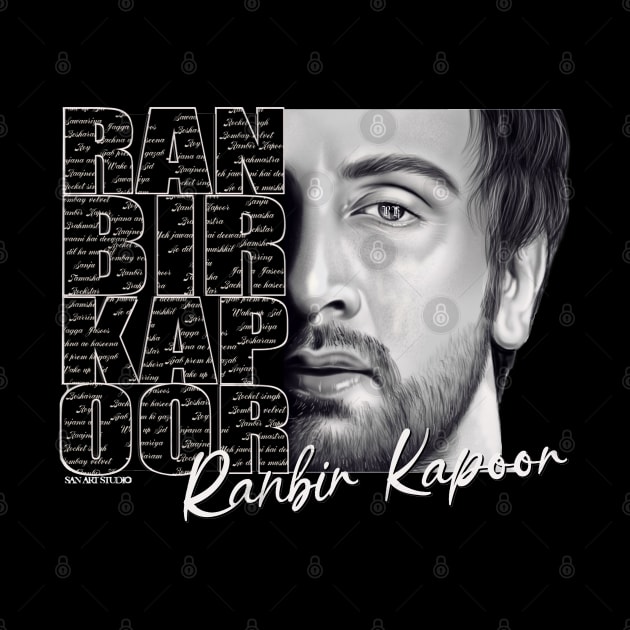 Ranbir Kapoor by SAN ART STUDIO 