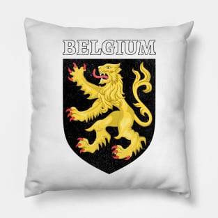 Belgian Coat of Arms Pillow