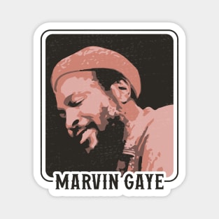 Marvin Gaye // Vintage 70s Style Original Design Magnet