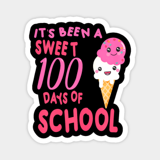 Ice Cream Cone 100 Days Of School Teacher Magnet