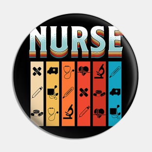 Retro Nurse Week Nurse Day Cute Nurse Pin