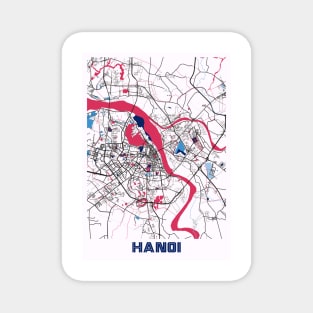 Hanoi - Vietnam MilkTea City Map Magnet