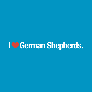 I HEART German Shepherds. T-Shirt