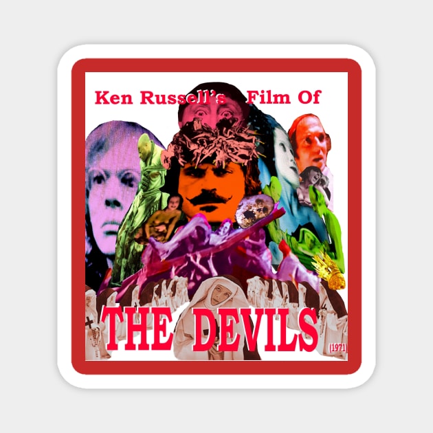 The Devils (1971) Magnet by Econoclash