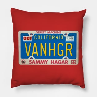 Sammy Hagar - Van Hagar License Plate Pillow