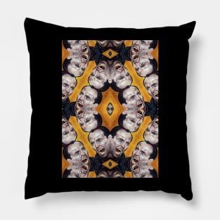 Nicolas Cage Freak Mirror Mandala | Acid bath Nicolas Cage Kaleidoscope Mirror Pop ARt | Nicolas Cage Portrait Pillow