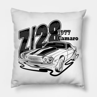 Camaro Z/28 (Black Print) Pillow