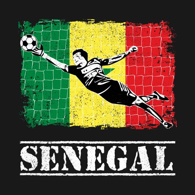 Senegal Soccer Supporter Goalkeeper Shirt by zeno27