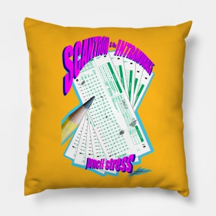 Scantron & the INTRAMURALS- pencil stress tour shirt Pillow