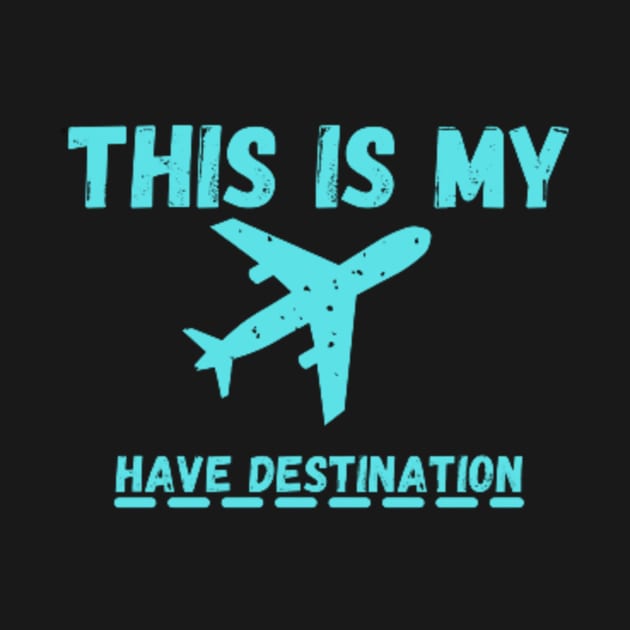 this is my airplane have destination by shopcherroukia