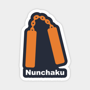 Nunchuks! The weapon of a true martial arts warrior! Magnet