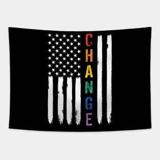 LGBT Pride American Flag Tapestry