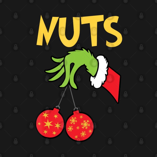 Chest Nuts Matching Chestnuts Christmas Couples Nuts by Mitsue Kersting