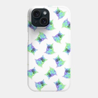 TOPSY Turvy Funny Owls Phone Case