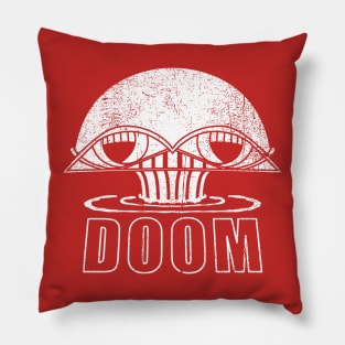 Lair of Doom White Pillow