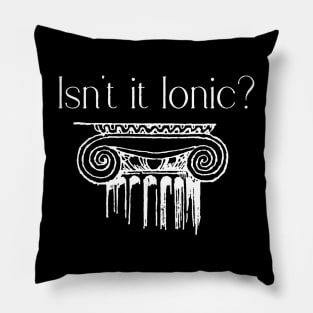 Ionic Architecture - Classic Architect Design Pillow